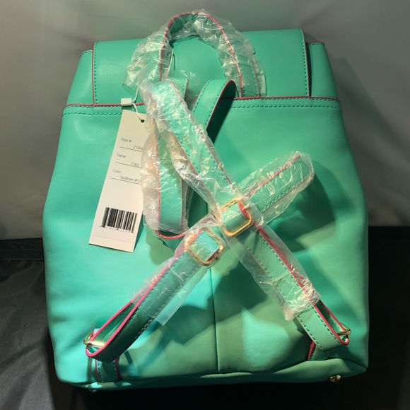 Boutique-Tracy Negoshian green Tracy mini backpack - Picture 3 of 8